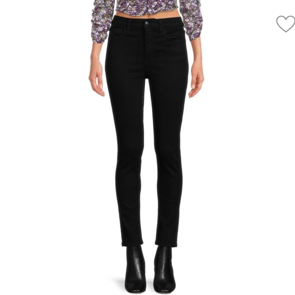 High rise skinny jeans, ankle length